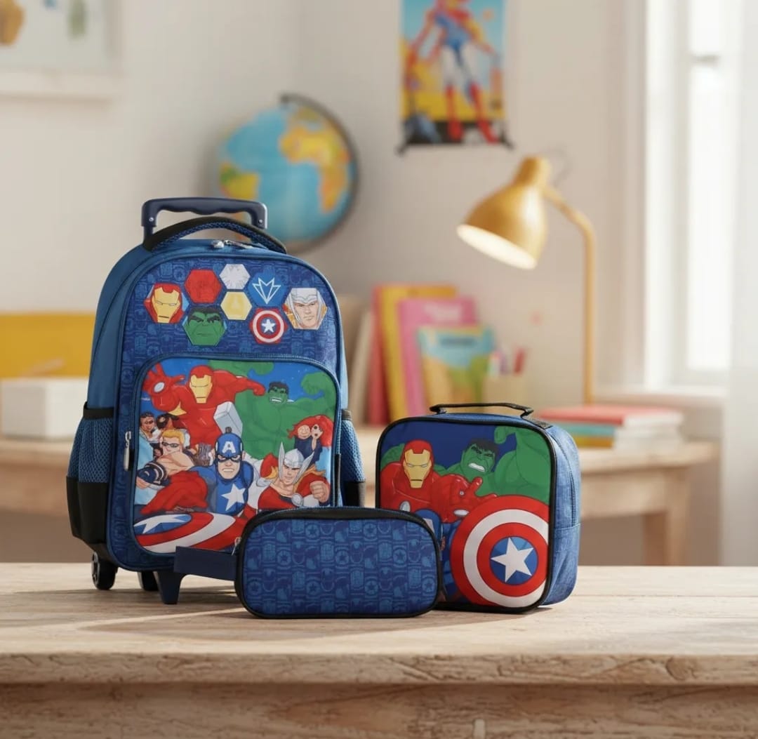 mochila escolar avengers diseño unico