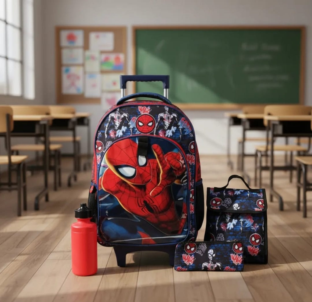 Mochila spider-man escolar original niños