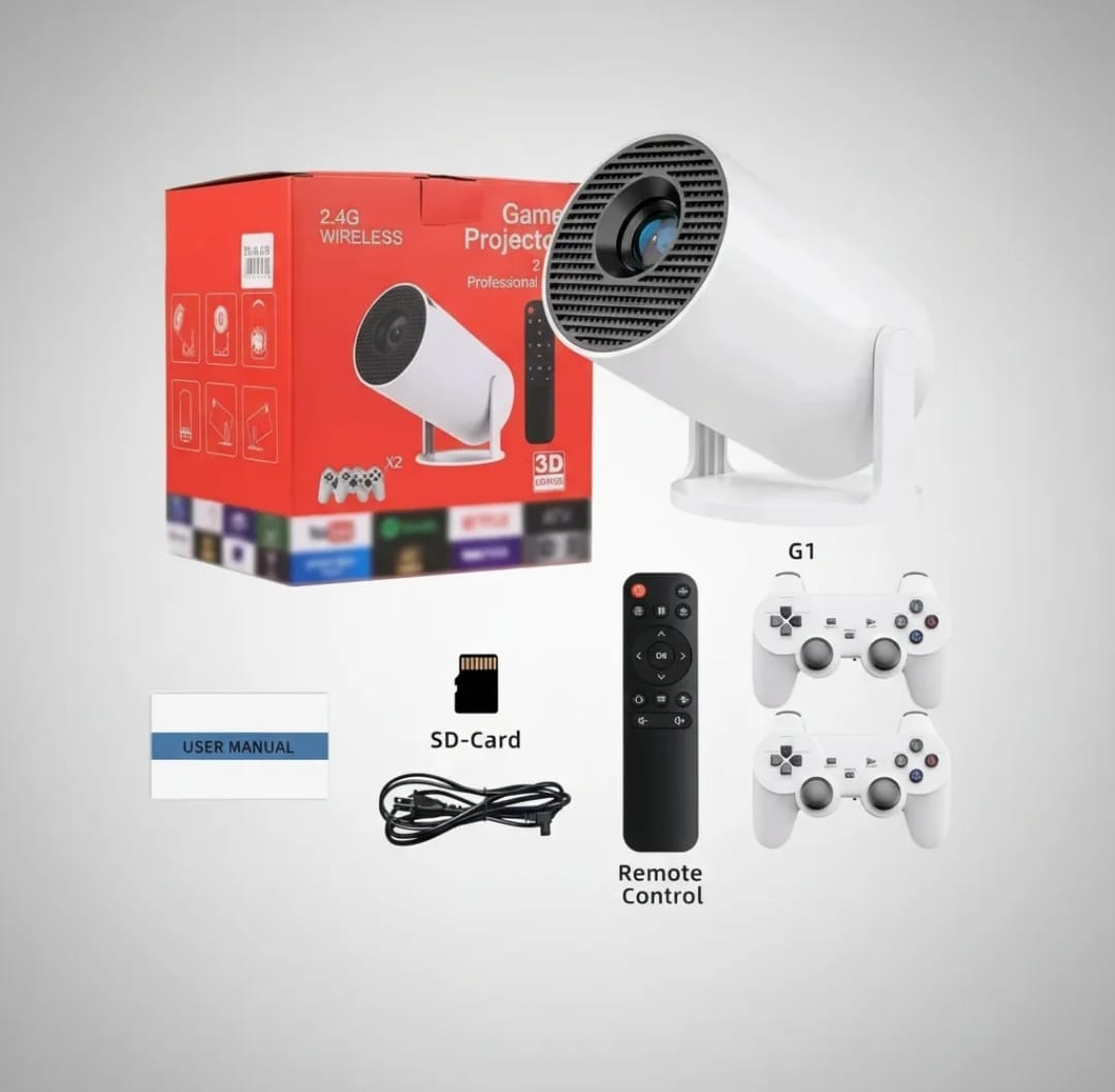 proyector portátil con consola hd wiffi 2 en 1