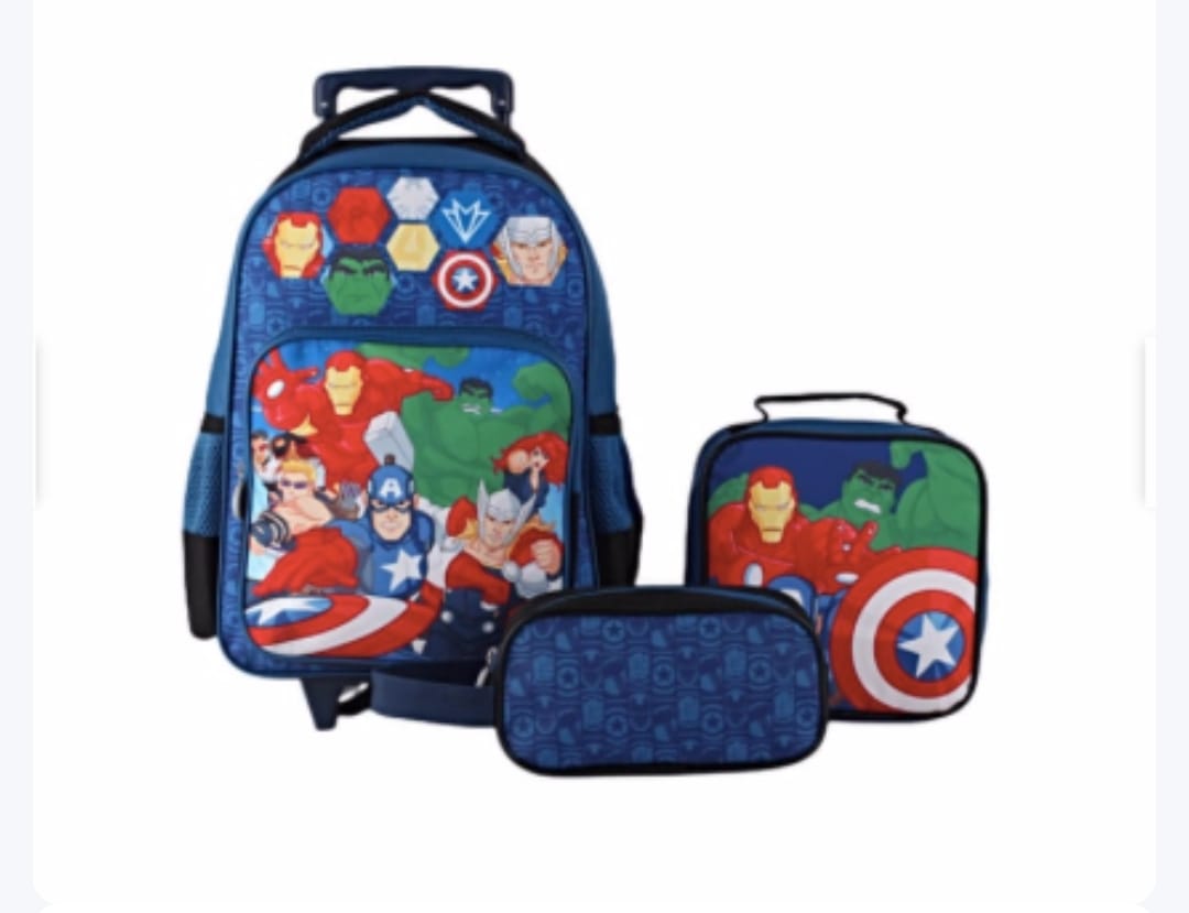 mochila escolar avengers diseño unico
